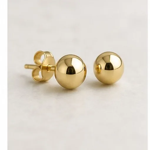 3 mm Ball Studs — 14k Gold