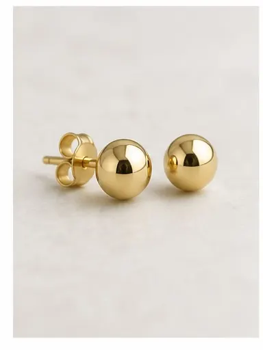 3 mm Ball Studs — 14k Gold